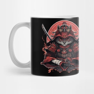 samurai wolf Mug